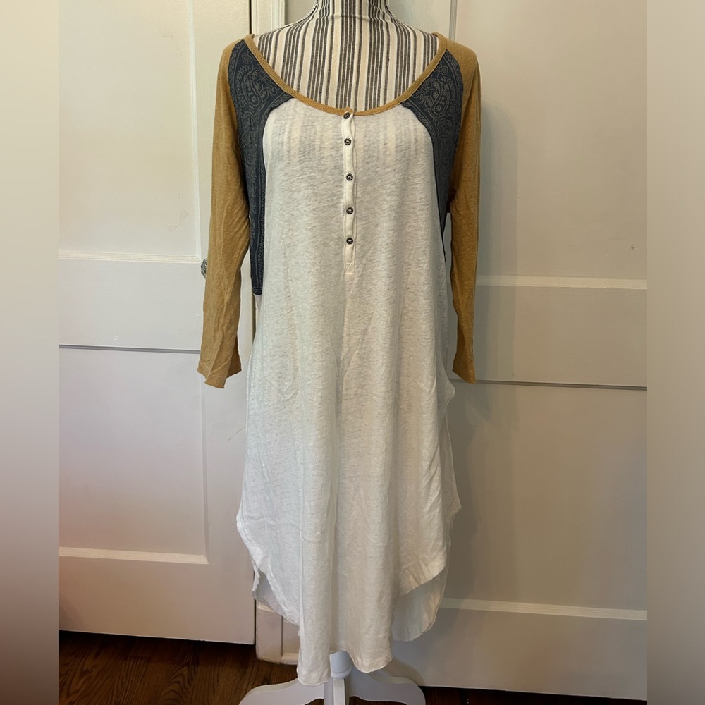 We the Free Henley Maxi Top